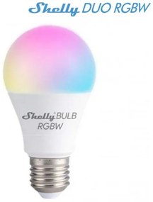 Έξυπνη Λάμπα Ε27 A60 LED 9W Λευκό 3CCT RGBW Dimmable Wi-Fi Shelly DUO RGBW A60 E27Elvhx-Shelly DUO RGBW A60 E27-Λευκό Shelly DUO RGBW A60 E27
