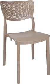 Τραπεζαρία Explore-Ignite pakoworld σετ 5τεμ PP cappuccino 150x90x73,5εκ.