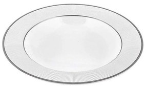 Πιάτο Βαθύ Classic Stripes PR17310202 Φ23cm Black-White Oriana Ferelli® Porcelain