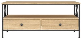 vidaXL Τραπεζάκι Σαλονιού Sonoma Δρυς 100 x 51 x 45 εκ. Επεξεργ. Ξύλο