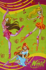 Χαλί Winx Printed 7302 Green-Fuchsia 160X230cm