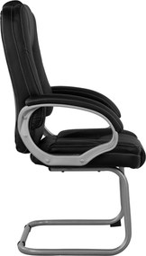 ΚΑΡΕΚΛΑ ΕΠΙΣΚΕΠΤΗ JAYA HM1144.01 PU ΜΑΥΡΟ 63x67x112Υεκ