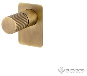 Eurorama OSO Μίκτης εντοιχισμού 1 εξόδου Bronze Brushed