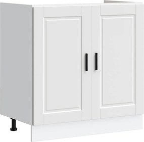 vidaXL Ντουλάπι βάσης νεροχύτη Porto Λευκό 80x46x81,5 cm