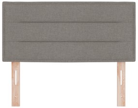 vidaXL LED Κεφαλάρι Γραμμές Σχεδιασμός Taupe 90 εκ Ύφασμα