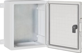 vidaXL Ντουλάπι Ελέγχου Γκρι 37 x 16,5 x 35 εκ ΑΒΣ Πλαστικό