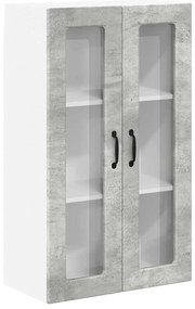 vidaXL Ντουλάπα Κουζίνας με ράφι Σκυρόδεμα Γκρι 60 x 31 x 100 εκ.