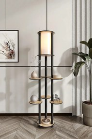 Επιδαπέδιο Φωτιστικό με 6 Ράφια 50x50x140 cm