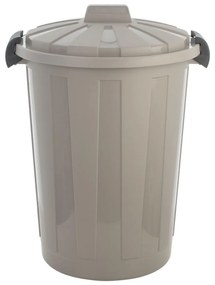ESTIA ΚΑΔΟΣ ΑΠΟΡΡΙΜΜΑΤΩΝ OUTBIN ΕΞΩΤΕΡΙΚΟΥ ΧΩΡΟΥ ΠΛΑΣΤΙΚΟΣ ΜΕ ΚΑΠΑΚΙ 60lt ΓΚΡΙ