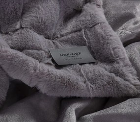 Διακοσμητικό Ριχτάρι Rabbit Fur Barlow Grey 140x190 Nef-Nef Homeware