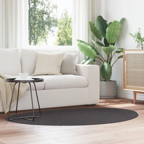 Χαλιά Ανθρακί Πολυεστέρας 120 x 170 εκ. Χαλί χώρου Ωοειδές