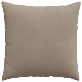 vidaXL Μαξιλάρι Καναπέ 2 pcs Taupe 60 x 60 cm ύφασμα