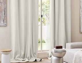 Κουρτίνα Chenille Douceur d'intérieur - 140x260cm - Λευκό