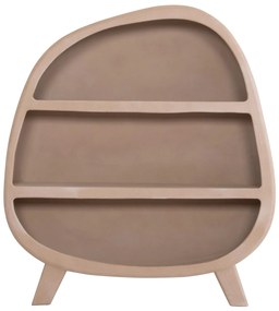 ΡΑΦΙΕΡΑ ΣΕΙΡΑ SANTORINI  MDF ΣΕ ΚΑΦΕ ΧΡΩΜΑ 120x38x133Υεκ.