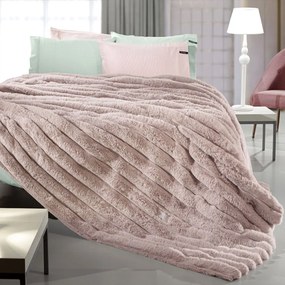 Κουβέρτα Γούνινη St. Moritz Old Pink Guy Laroche Υπέρδιπλo 260x240cm Πολυέστερ