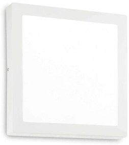 Πλαφονιέρα Universal Square 240374 40x4x40cm 36W 3000K White Ideal Lux