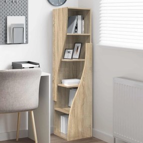 vidaXL Γωνιακό Ντουλάπι 32x32x140εκ Επεξεργασμένο Ξύλο Δρύς Sonoma