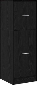 vidaXL Φαρμακοποιϊκή Ντουλάπα Μαύρη δρυς 40 x 41 x 118 εκ.