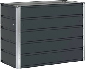 vidaXL Γλάστρα Ανθρακί 100 x 50 x 75 cm Επικαλυμμένος Χάλυβας