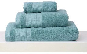 Πετσέτες Σετ 3Τμχ Σε Συσκευασία Δώρου Des. Soft Lake Blue Anna Riska Towels Set 30x50cm 100% Βαμβάκι