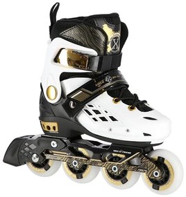 Αυξομειούμενα Πατίνια Roller NA 20004 Άσπρο IN-LINE SKATES NILS EXTREME Small (30-33)