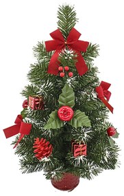 Δεντράκι στολισμένο 50cm Xmasfest 1131195 ΚΟΚΚΙΝΟ 93-1175-RED