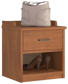 Πάγκος διαδρόμου "SANDNES" 45x40x50 εκ.Πεύκο μασίφ ξύλο