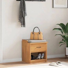 VidaXL Πάγκος διαδρόμου "SANDNES" 45x40x50 εκ.Πεύκο μασίφ ξύλο