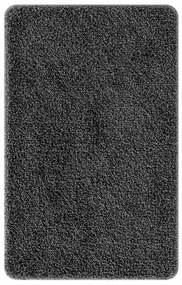 vidaXL Πατάκι μπάνιου 3 pcs Σκούρο γκρι 50 x 50 cm Πολυπροπυλένιο