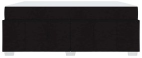 vidaXL Σκελετός Κρεβατιού με στρώμα Μαύρο 180 x 200 cm ύφασμα