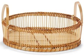 Δίσκος Σερβιρίσματος Bamboo AH-MS21503 Φ30x14cm Natural Andrea House Bamboo