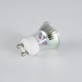 GloboStar® 76009 Σποτ LED GU10 MR11 4W 300lm 120° AC 85-265V με Λευκό Γαλακτερό Γυαλί Κόκκινο - 2 Χρόνια Εγγύηση