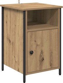 vidaXL Κομοδίνο Artisan Oak 40 x 42 x 60 εκ. Επεξεργασμένο Ξύλο