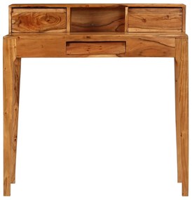 vidaXL Σεκρετέρ με Συρτάρια 88 x 50 x 90 εκ. από Μασίφ Ξύλο