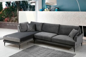 Corner Sofa Papira Corner Left (Chl+3R) - Anthracite Anthracite