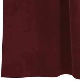 vidaXL Κουρτίνες με κουρτίνες 2 pcs Μπορντό 140 x 245 cm Βελούδο
