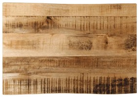 vidaXL Επιφάνεια Τραπεζιού 70x40x3,8 εκ. Live Edge Μασίφ Ξύλο Μάνγκο