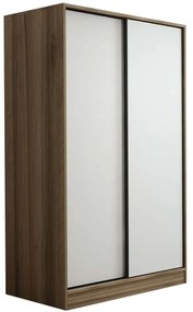 Ντουλάπα Δίφυλλη Kale 506MNR2314 120x60x190cm White-Oak Two Door