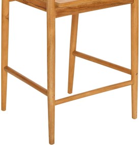 ΚΑΡΈΚΛΕΣ &amp; ΠΟΛΥΘΡΌΝΕΣ MIYAKO TEAK BAR STOOL SH70 ATMOSPHERA 207342A