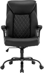 Καρέκλα γραφείου διευθυντή Victory pakoworld pu μαύρο