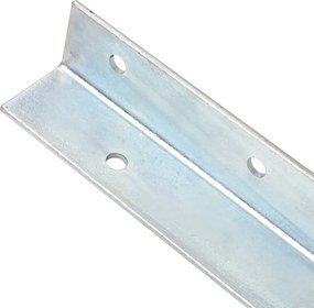 vidaXL Στηρίγματα Εδάφους Σχήματος Γ 12 τεμ. 5x5x50 εκ. Γαλβ. Χάλυβας