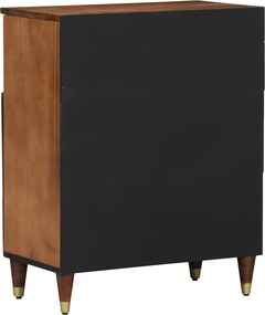 vidaXL Πλαϊνό γραφείο Καφέ 60 x 33 x 75 cm Στερεό ξύλο μάνγκο