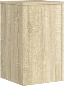 vidaXL Βάσεις Φυτών 2 Τεμ. Sonoma Δρυς 30x30x50 εκ. Επεξεργασμένο Ξύλο