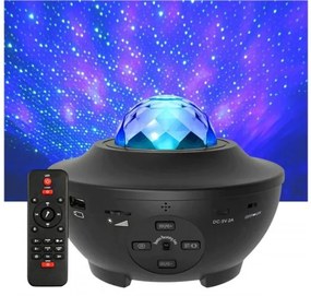 Επιτραπέζιο Φωτιστικό LED Magic Laser RGB 6552 Spotlight-6552-Μαύρο 6552