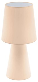 Επιτραπέζιο Φωτιστικό -Πορτατίφ Led 97567 Apricot Carpara Eglo Fabric, Polypropylene