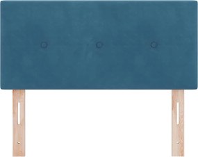 vidaXL Κεφαλάρι Σκούρο Μπλε 90 cm Βελούδο