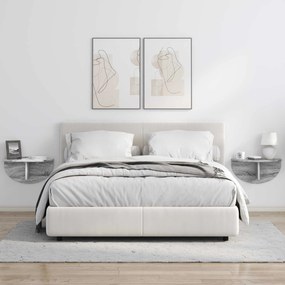 vidaXL Ράφι Τοίχου Γκρίζο Σονομα 48 x 24 x 24 εκ