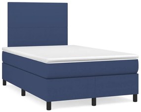 ΚΡΕΒΑΤΙ BOXSPRING ΜΕ ΣΤΡΩΜΑ ΜΠΛΕ 120X190 ΕΚ. ΥΦΑΣΜΑΤΙΝΟ 3269873