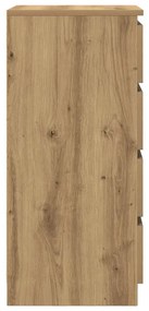 vidaXL Συρταριέρα με Συρτάρια Τεχνίτης Δρυς 37,5x35x99 εκ. Επεξ. Ξύλο