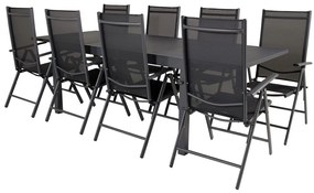 Σετ Τραπέζι και καρέκλες Dallas 3583, Μέταλλο, Ύφασμα, Μέταλλο | Epipla1.gr